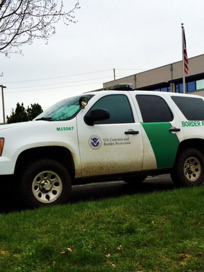 Customs and Border Patrol CBP car