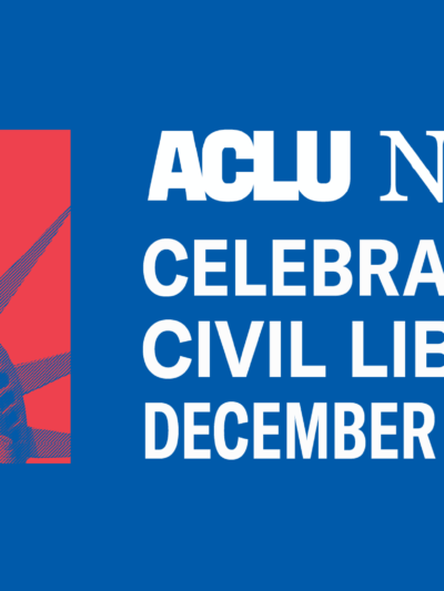 Graphic includes an image of the Statue of Liberty and thoe words "ACLU Nevada Celebration of Civil Liberties December 5, 2020"