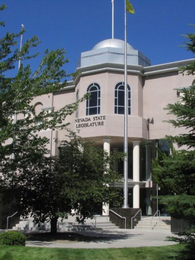 Photograph of the Nevada Legislature building in Carson City