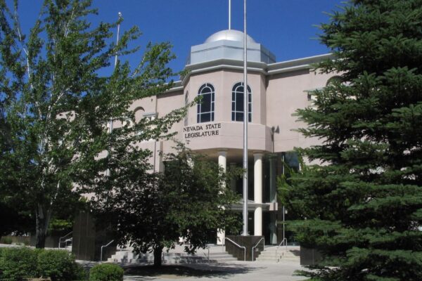 Photograph of the Nevada Legislature building in Carson City