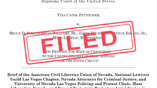 An image of a legal brief stamped "filed"