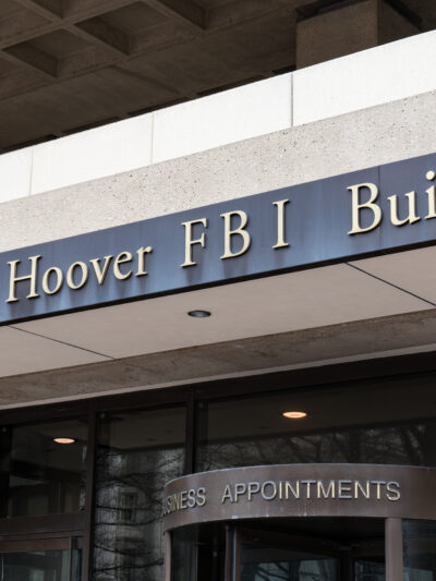 Image shows the J. Edgar Hoover FBI Building