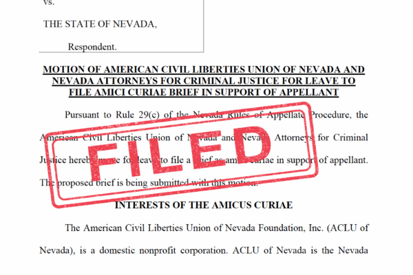 A graphic featuring the legal filing stamped with the word "Filed"