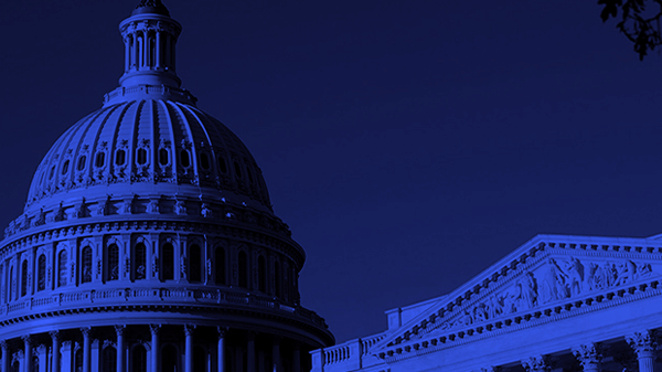 Rendering of the Supreme Court and Congress buildings