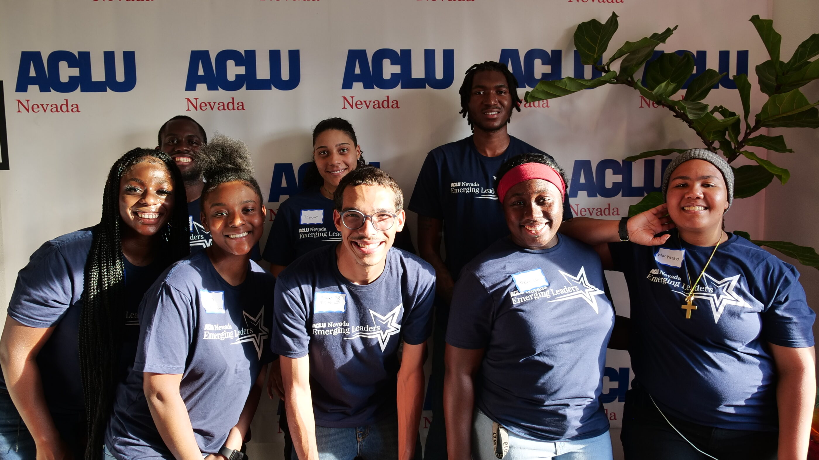 A group photo of our eight Emerging Leaders