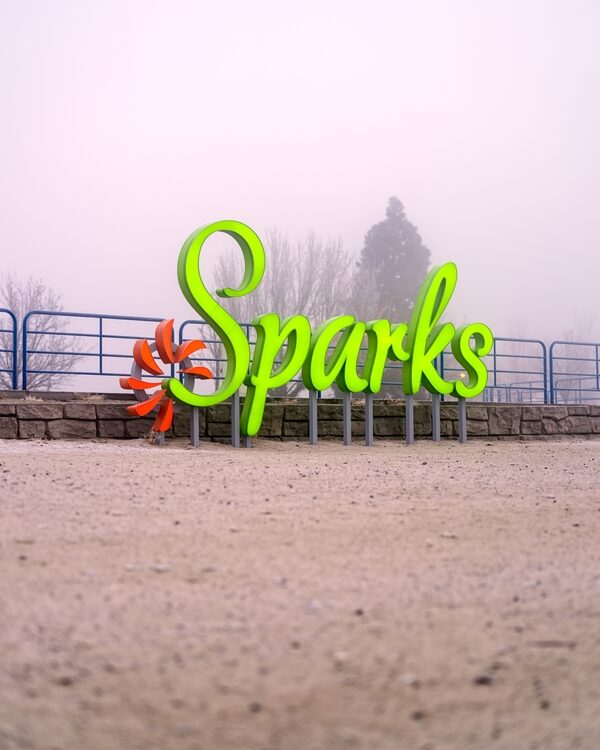 Sparks, Nevada sign