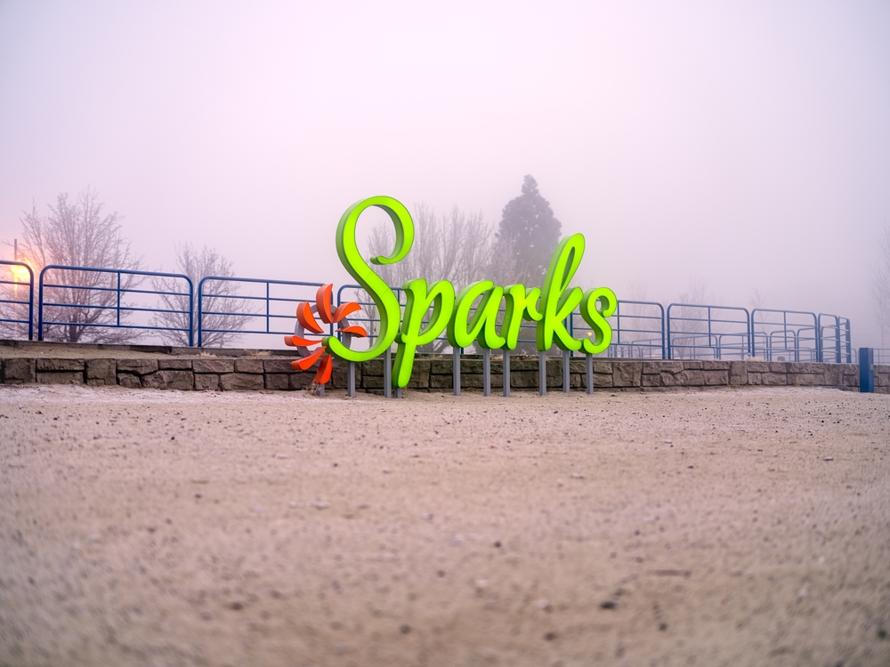 Sparks, Nevada sign