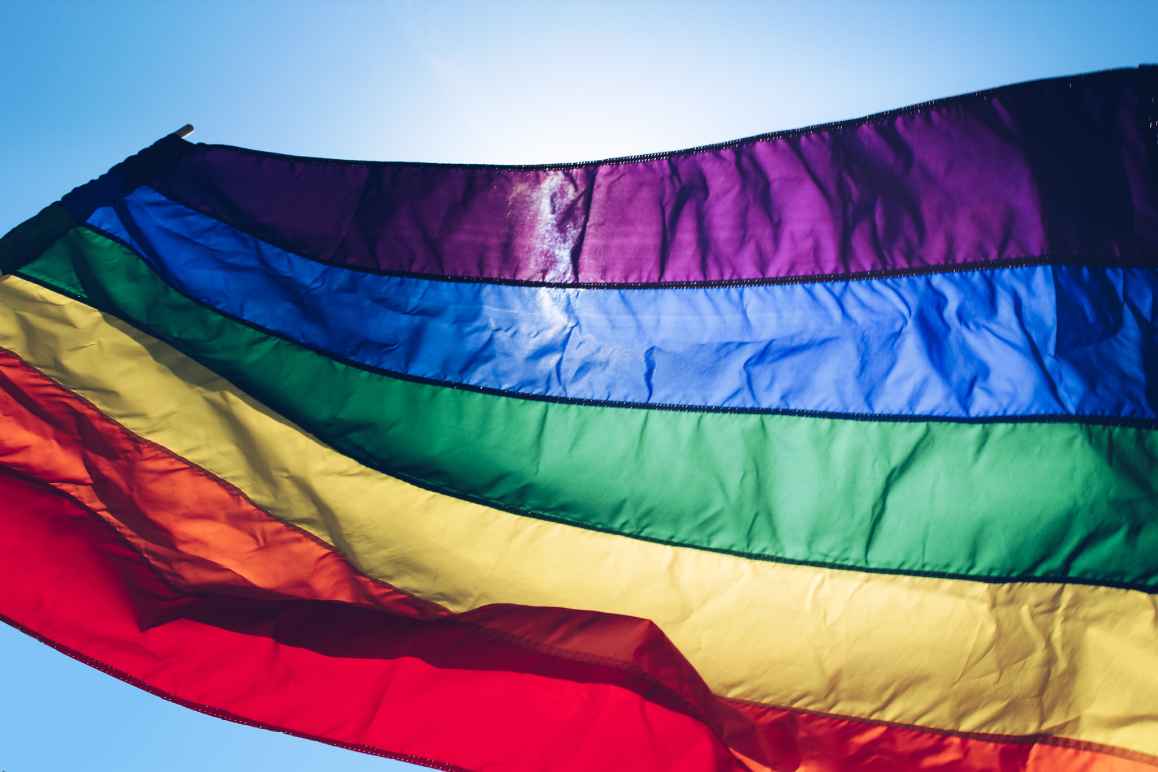 LGBTQIA rainbow flag