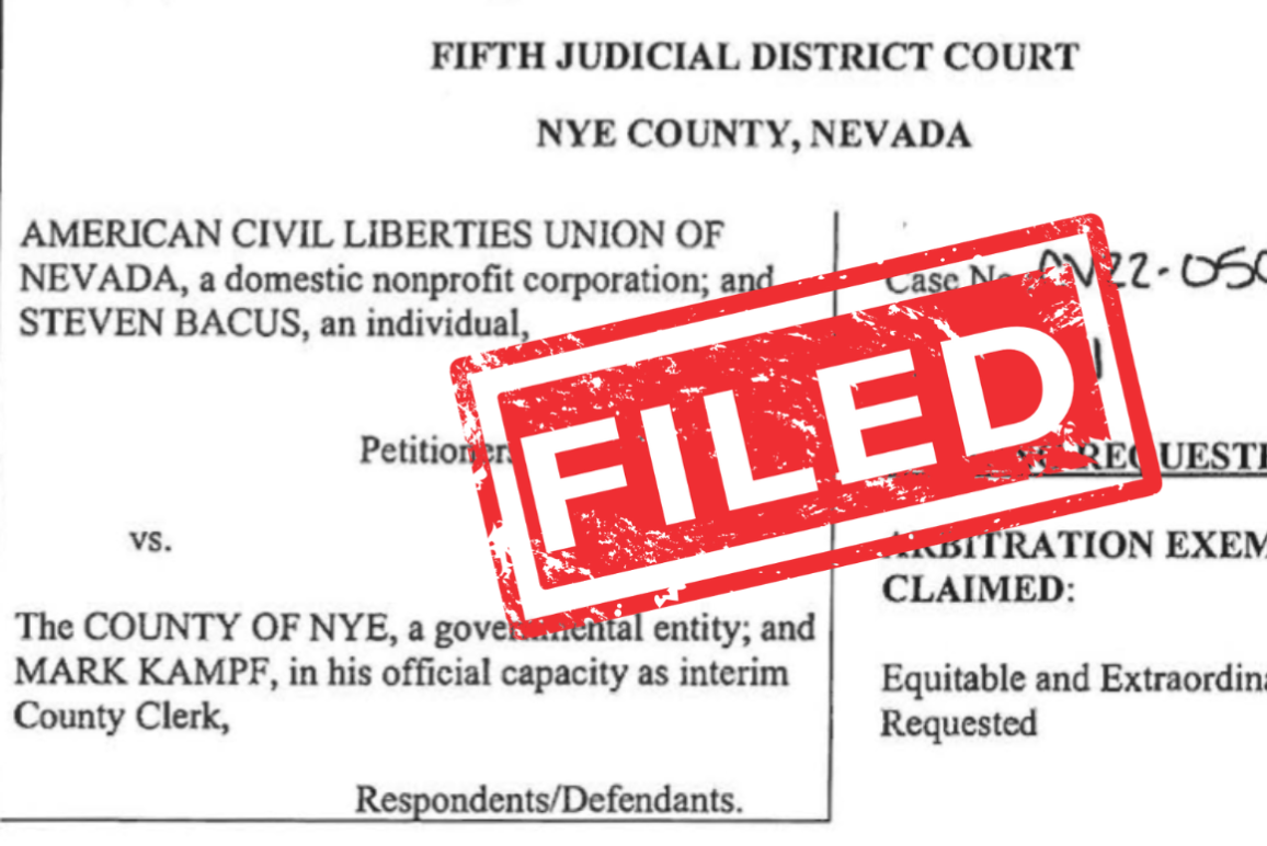 Image shows a reproduction of a court filing with the word "Filed" stamped on top
