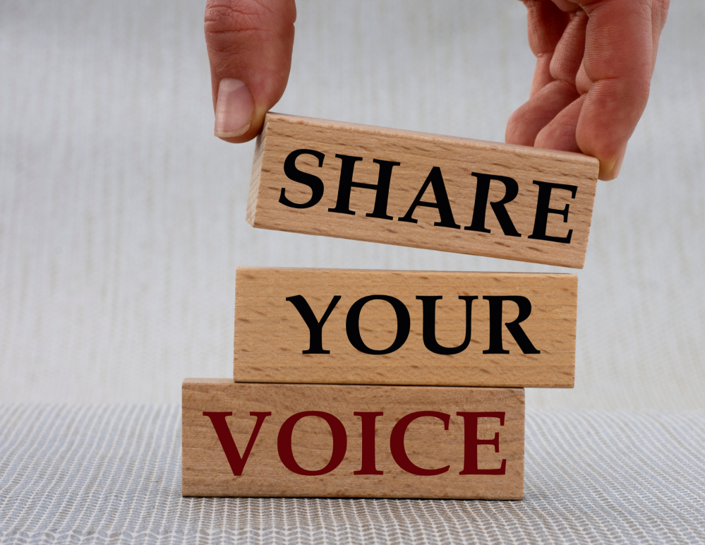 share your voice