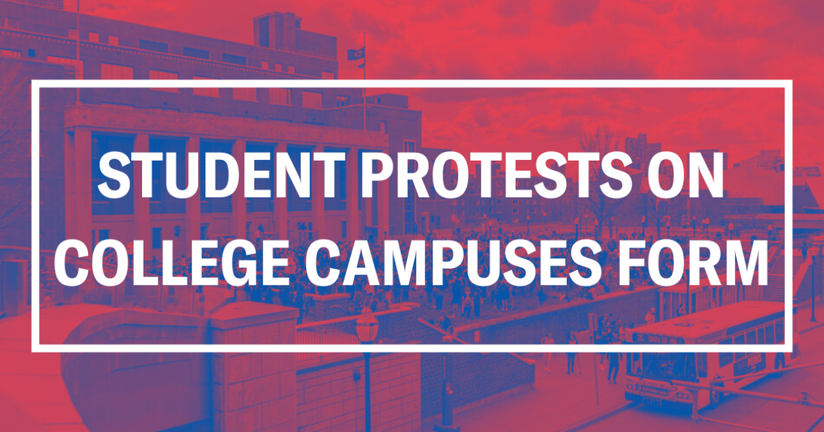 Student Protests on College Campuses Form