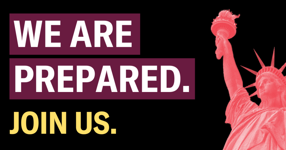We are prepared. Join us.