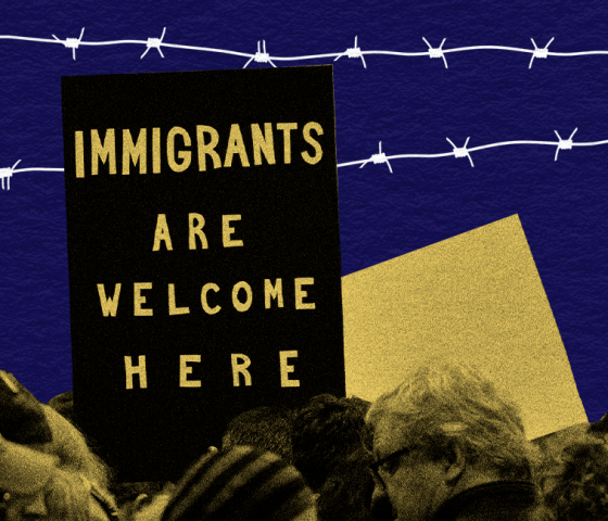Immigrants are welcome here